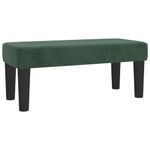 Casa si Gradina - Mobilier - Paturi si accesorii - Paturi - Pat box spring cu saltea, verde inchis, 120x190 cm, catifea - Infinity.ro