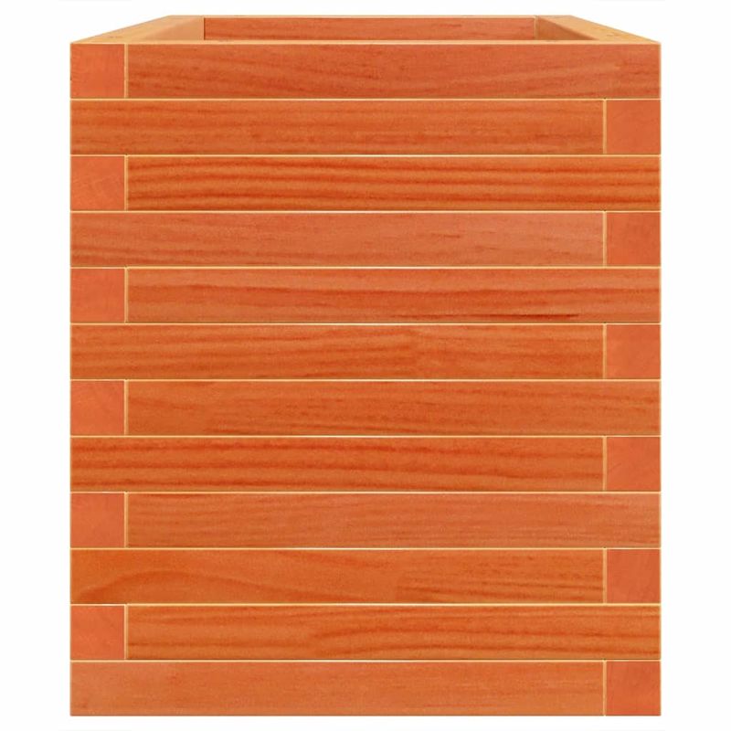 Casa si Gradina - Gradinarit si plante - Plante si ghivece - Ghivece si suporturi - Jardiniera gradina, maro ceruit, 70x40x46 cm, lemn masiv pin - Infinity.ro