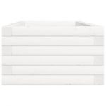 Casa si Gradina - Gradinarit si plante - Plante si ghivece - Ghivece si suporturi - Jardiniera de gradina, alb, 90x40x23 cm, lemn masiv de pin - Infinity.ro