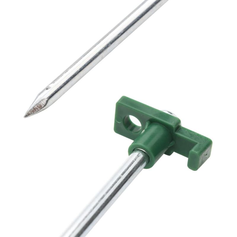 Sport si Outdoor - Camping - Accesorii corturi - Tarusi de cort, 24 buc., 25 cm, 7 mm, otel galvanizat si PP - Infinity.ro
