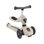 Sport si Outdoor - Role, trotinete si skateboard - Trotinete copii - Trotineta 2 in 1 transformabila in tricicleta cu sezut, pentru copii, inaltime ajustabila pe trei dimensiuni, gri - Infinity.ro