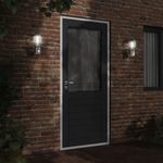 Casa si Gradina - Corpuri si surse de iluminat - Iluminat exterior - Felinare - Lampi exterioare de perete cu senzor 2 buc. argintiu, otel inox - Infinity.ro