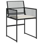 Casa si Gradina - Gradina si terasa - Mobilier exterior - Seturi mobila gradina - Set mobilier de gradina cu perne, 17 piese, negru, poliratan - Infinity.ro