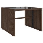 Casa si Gradina - Gradina si terasa - Mobilier exterior - Seturi mobila gradina - Set canapele de gradina, 4 piese, cu perne, maro poliratan maro - Infinity.ro