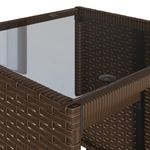 Casa si Gradina - Gradina si terasa - Mobilier exterior - Seturi mobila gradina - Set canapele de gradina, 4 piese, cu perne, maro poliratan maro - Infinity.ro