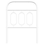 Casa si Gradina - Mobilier - Paturi si accesorii - Accesorii paturi - Tablie de pat metalica, alb, 75 cm - Infinity.ro