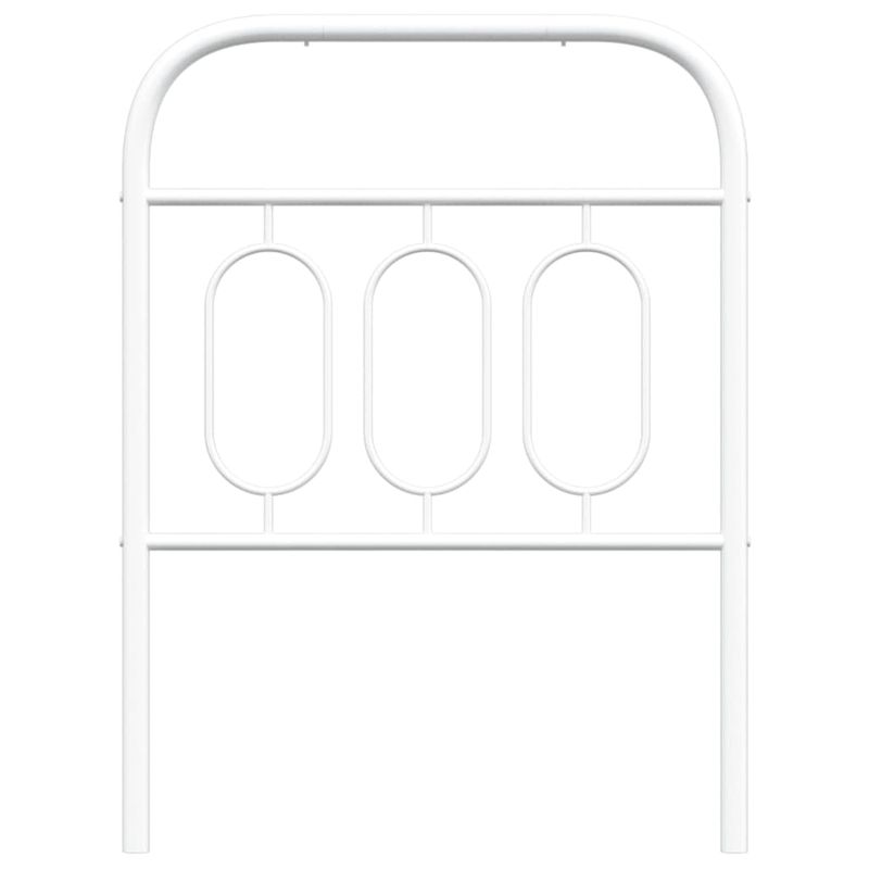 Casa si Gradina - Mobilier - Paturi si accesorii - Accesorii paturi - Tablie de pat metalica, alb, 75 cm - Infinity.ro