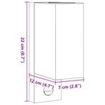 Casa si Gradina - Corpuri si surse de iluminat - Iluminat exterior - Felinare - Lampi exterioare de perete senzori 2 buc. negru aluminiu turnat - Infinity.ro