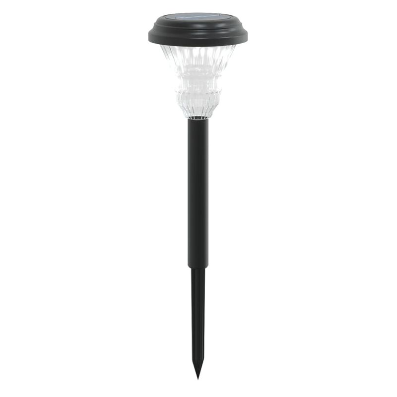 Casa si Gradina - Corpuri si surse de iluminat - Iluminat exterior - Lampi solare - Lampi solare alei cu tarusi de pamant 12 buc., alb, model 4 - Infinity.ro