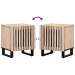 Casa si Gradina - Mobilier - Comode si corpuri - Noptiere - Noptiera, 40x33x46 cm, lemn masiv mango albit - Infinity.ro