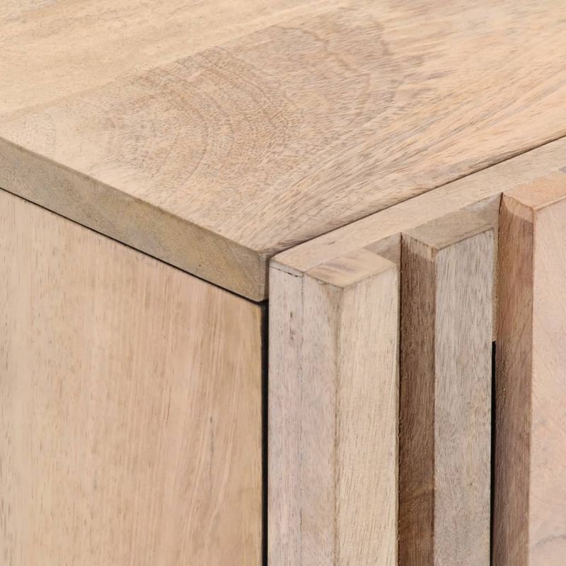 Casa si Gradina - Mobilier - Comode si corpuri - Noptiere - Noptiera, 40x33x46 cm, lemn masiv mango albit - Infinity.ro