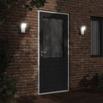 Casa si Gradina - Corpuri si surse de iluminat - Iluminat exterior - Felinare - Lampa exterioara de perete cu LED, alb, aluminiu turnat - Infinity.ro