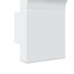 Casa si Gradina - Corpuri si surse de iluminat - Iluminat exterior - Felinare - Lampa exterioara de perete cu LED, alb, aluminiu turnat - Infinity.ro