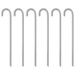 Sport si Outdoor - Camping - Accesorii corturi - Tarusi de cort, 24 buc., 41.5 cm, diametru 20 mm, otel galvanizat - Infinity.ro