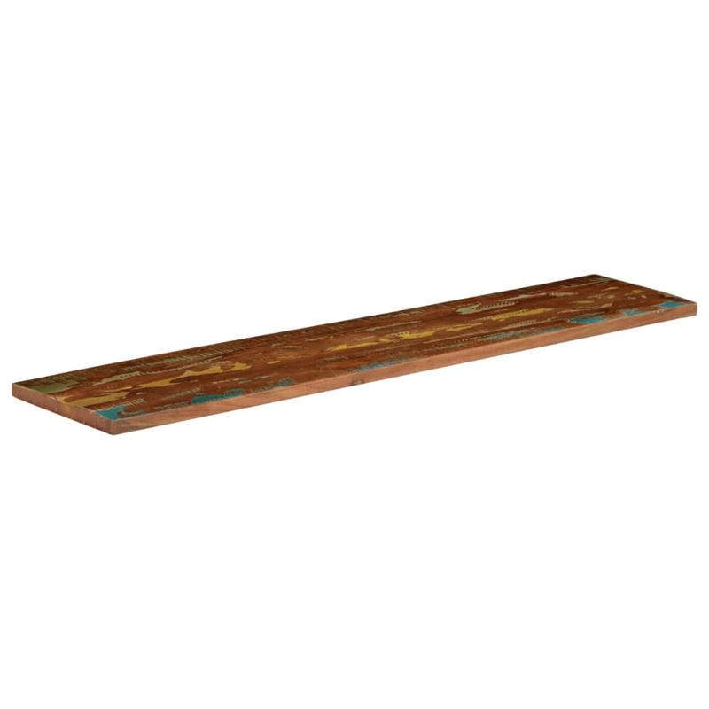 Casa si Gradina - Mobilier - Feronerie si accesorii mobila - Blat de masa, 180x40x2,5cm, dreptunghiular, lemn masiv reciclat (multicolor) - Infinity.ro