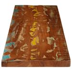 Casa si Gradina - Mobilier - Feronerie si accesorii mobila - Blat de masa, 180x40x2,5cm, dreptunghiular, lemn masiv reciclat (multicolor) - Infinity.ro