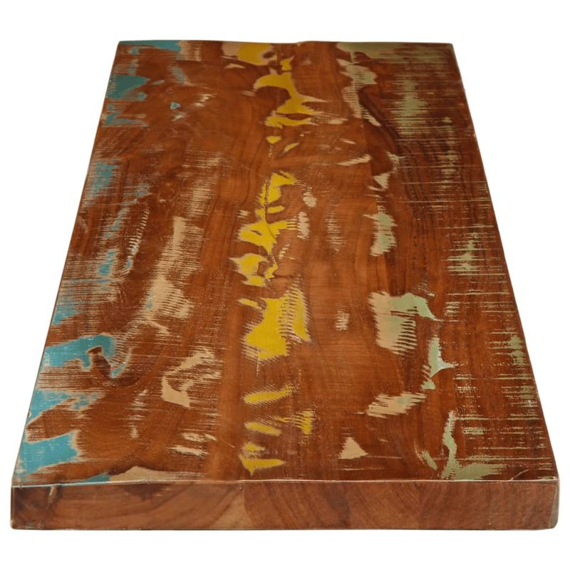 Casa si Gradina - Mobilier - Feronerie si accesorii mobila - Blat de masa, 180x40x2,5cm, dreptunghiular, lemn masiv reciclat (multicolor) - Infinity.ro