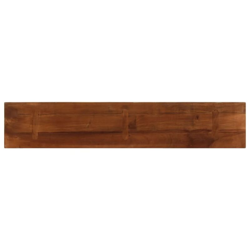 Casa si Gradina - Mobilier - Feronerie si accesorii mobila - Blat de masa, 180x40x2,5cm, dreptunghiular, lemn masiv reciclat (multicolor) - Infinity.ro