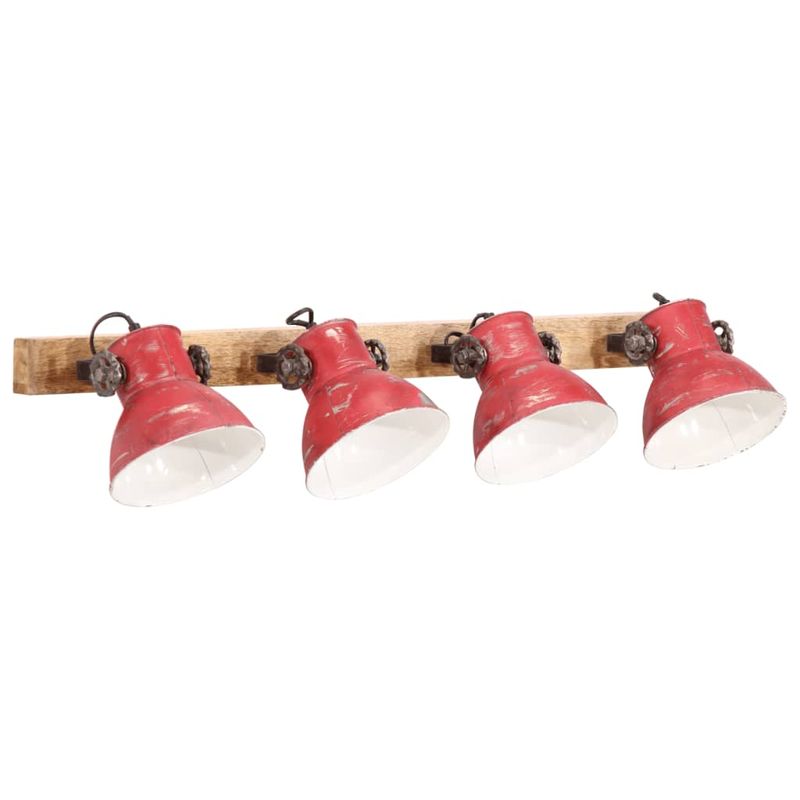 Casa si Gradina/Corpuri si surse de iluminat/Veioze si lampi/Lampi de veghe - Lampa de perete 25 W, rosu uzat, 90x25 cm, E27 - Infinity.ro