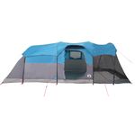 Sport si Outdoor - Camping - Corturi camping - Cort de familie tunel pentru 8 persoane, albastru, impermeabil - Infinity.ro