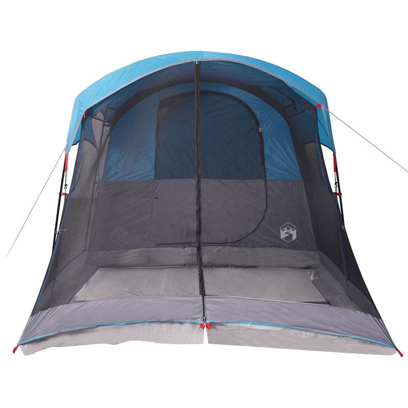 Sport si Outdoor - Camping - Corturi camping - Cort de familie tunel pentru 8 persoane, albastru, impermeabil - Infinity.ro