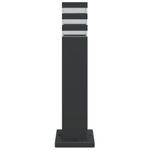 Casa si Gradina - Corpuri si surse de iluminat - Iluminat exterior - Felinare - Lampi de podea de exterior, 3 buc., negru, 50 cm, aluminiu - Infinity.ro