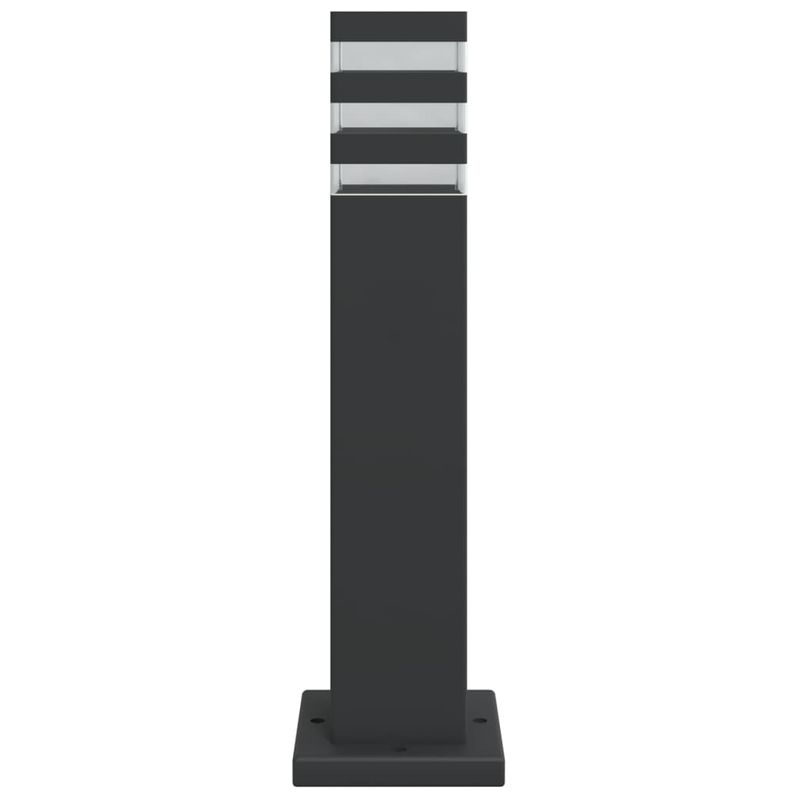 Casa si Gradina - Corpuri si surse de iluminat - Iluminat exterior - Felinare - Lampi de podea de exterior, 3 buc., negru, 50 cm, aluminiu - Infinity.ro
