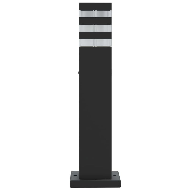 Casa si Gradina - Corpuri si surse de iluminat - Iluminat exterior - Felinare - Lampi de podea de exterior, 3 buc., negru, 50 cm, aluminiu - Infinity.ro