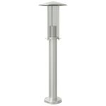 Casa si Gradina - Corpuri si surse de iluminat - Iluminat exterior - Felinare - Lampa exterioara de podea, argintiu, 60 cm, otel inoxidabil - Infinity.ro