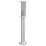 Casa si Gradina - Corpuri si surse de iluminat - Iluminat exterior - Felinare - Lampa exterioara de podea, argintiu, 60 cm, otel inoxidabil - Infinity.ro