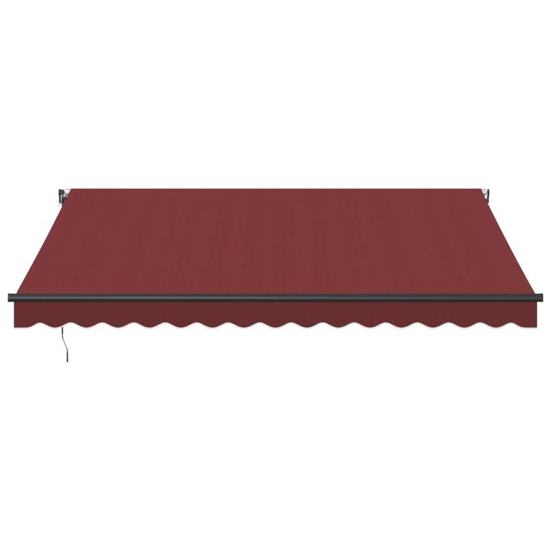 Casa si Gradina - Gradina si terasa - Umbrele si pavilioane - Umbrele - Copertina retractabila automat cu LED-uri, visiniu, 400x350 cm - Infinity.ro