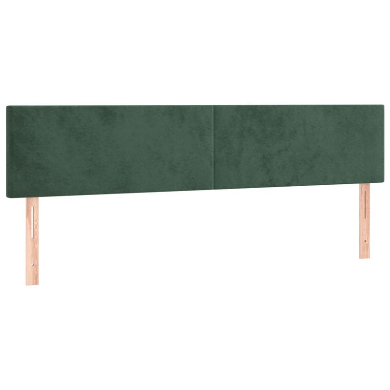 Casa si Gradina - Mobilier - Paturi si accesorii - Paturi - Pat box spring cu saltea, verde inchis, 120x190 cm, catifea - Infinity.ro