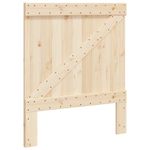 Casa si Gradina - Mobilier - Paturi si accesorii - Paturi - Cadru de pat cu tablie, 90x200 cm, lemn masiv de pin - Infinity.ro