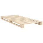 Casa si Gradina - Mobilier - Paturi si accesorii - Paturi - Cadru de pat cu tablie, 90x200 cm, lemn masiv de pin - Infinity.ro
