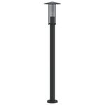 Casa si Gradina - Corpuri si surse de iluminat - Iluminat exterior - Felinare - Lampa exterioara de podea, negru, 100 cm, otel inoxidabil - Infinity.ro