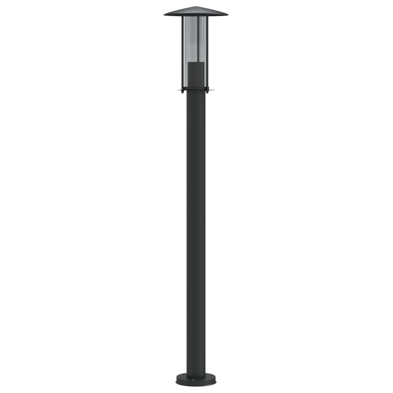 Casa si Gradina - Corpuri si surse de iluminat - Iluminat exterior - Felinare - Lampa exterioara de podea, negru, 100 cm, otel inoxidabil - Infinity.ro