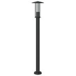 Casa si Gradina - Corpuri si surse de iluminat - Iluminat exterior - Felinare - Lampa exterioara de podea, negru, 100 cm, otel inoxidabil - Infinity.ro