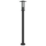 Casa si Gradina - Corpuri si surse de iluminat - Iluminat exterior - Felinare - Lampa exterioara de podea, negru, 100 cm, otel inoxidabil - Infinity.ro