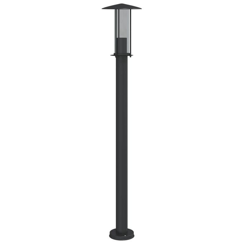 Casa si Gradina - Corpuri si surse de iluminat - Iluminat exterior - Felinare - Lampa exterioara de podea, negru, 100 cm, otel inoxidabil - Infinity.ro