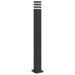 Casa si Gradina - Corpuri si surse de iluminat - Iluminat exterior - Felinare - Lampa de podea de exterior, negru, 110 cm, aluminiu - Infinity.ro