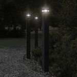 Casa si Gradina - Corpuri si surse de iluminat - Iluminat exterior - Felinare - Lampa de podea de exterior, negru, 110 cm, aluminiu - Infinity.ro
