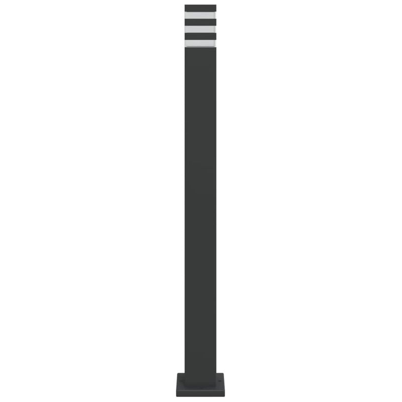 Casa si Gradina - Corpuri si surse de iluminat - Iluminat exterior - Felinare - Lampa de podea de exterior, negru, 110 cm, aluminiu - Infinity.ro