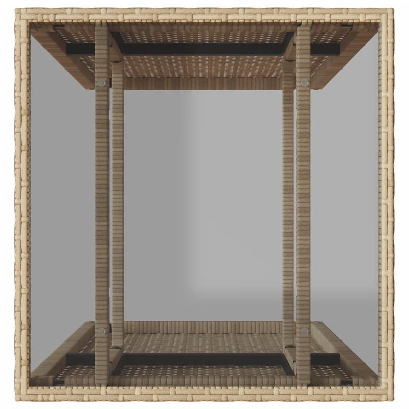 Casa si Gradina - Gradina si terasa - Mobilier exterior - Seturi mobila gradina - Set bistro cu perne, 3 piese, bej, poliratan - Infinity.ro