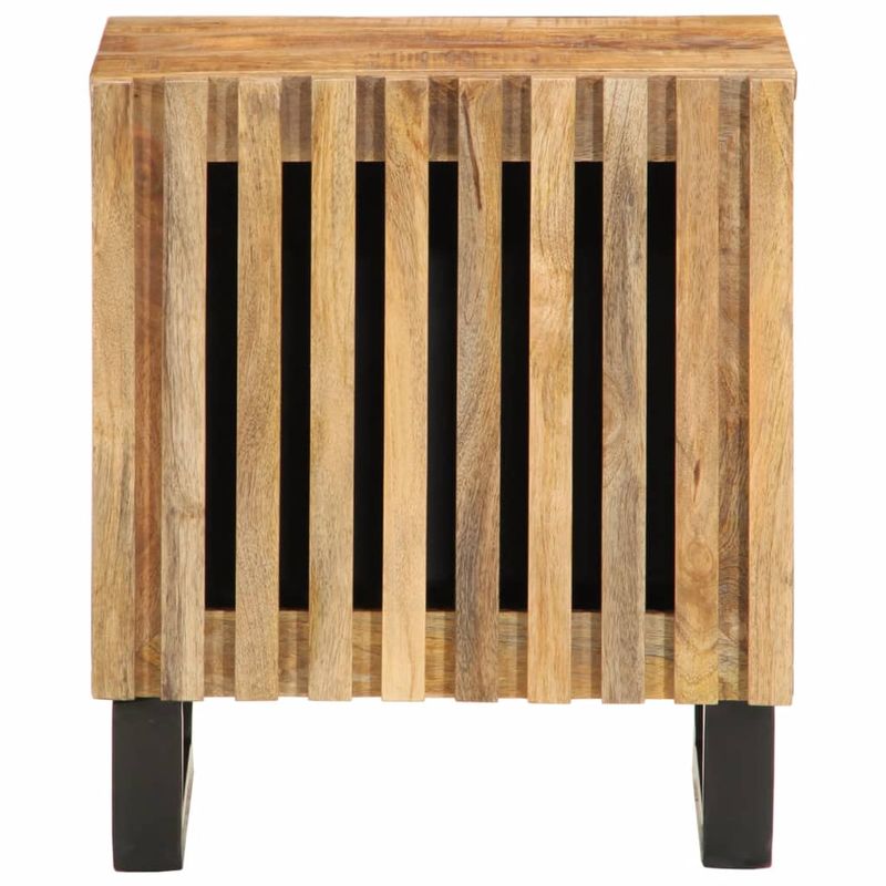 Casa si Gradina - Mobilier - Comode si corpuri - Noptiere - Noptiera, 40x33x46 cm, lemn masiv de mango brut - Infinity.ro