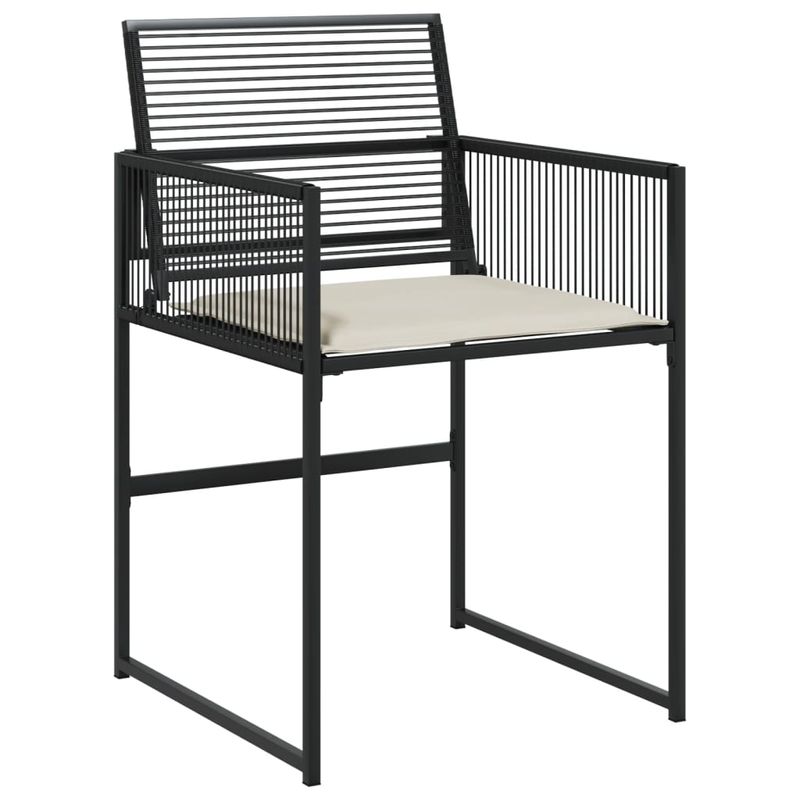 Casa si Gradina - Gradina si terasa - Mobilier exterior - Seturi mobila gradina - Set mobilier de gradina cu perne, 9 piese, negru, poliratan - Infinity.ro