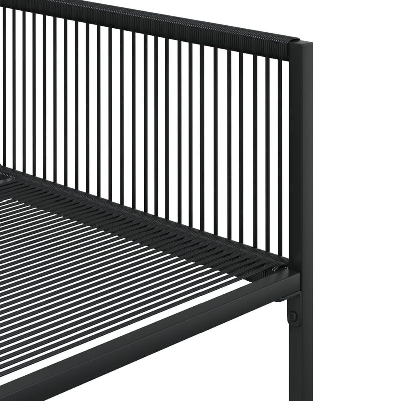 Casa si Gradina - Gradina si terasa - Mobilier exterior - Seturi mobila gradina - Set mobilier de gradina, 13 piese, negru, poliratan - Infinity.ro