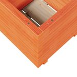 Casa si Gradina - Gradinarit si plante - Plante si ghivece - Ghivece si suporturi - Jardiniera gradina, maro ceruit, 50x50x49,5 cm, lemn masiv pin - Infinity.ro