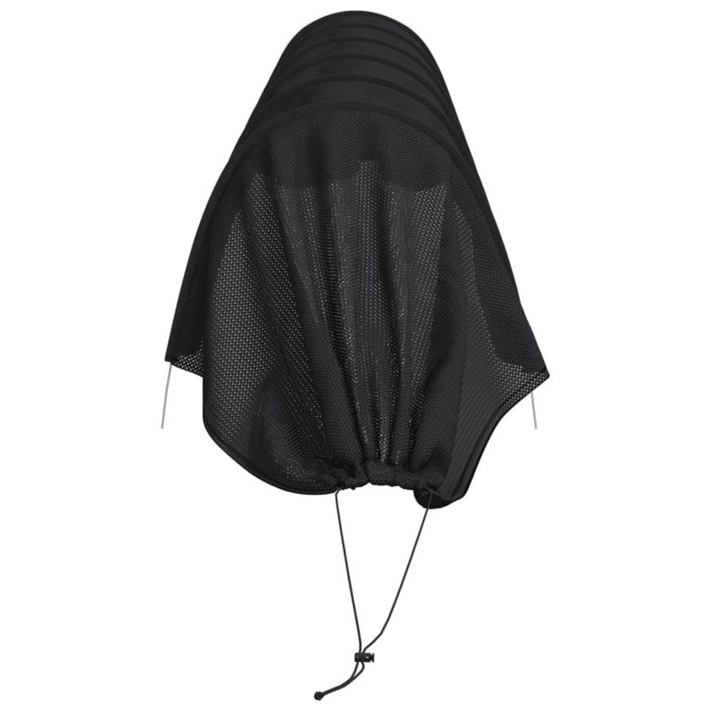 Casa si Gradina - Gradinarit si plante - Plante si ghivece - Bulbi, seminte si rasaduri - Tuneluri din plasa, 4 buc., negru, otel si polietilena - Infinity.ro