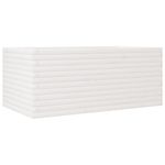 Casa si Gradina - Gradinarit si plante - Plante si ghivece - Ghivece si suporturi - Jardiniera de gradina, alb, 110x60x45,5 cm, lemn masiv de pin - Infinity.ro