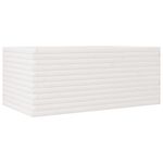 Casa si Gradina - Gradinarit si plante - Plante si ghivece - Ghivece si suporturi - Jardiniera de gradina, alb, 110x60x45,5 cm, lemn masiv de pin - Infinity.ro